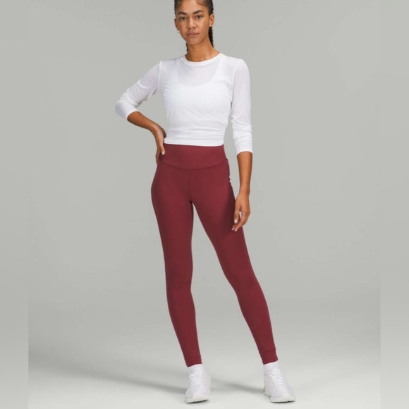 lululemon athletica Pants - Lululemon Base Pace High-Rise Tight
28" *Brushed Nulux
Mulled Wine